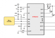 HTR3239 8x8/7x9 陣列 LED 驅(qū)動(dòng)器